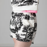 Karl Lagerfeld - Z31125-N70 – Pantalones cortos estampados de felpa 100% algodón - Niña