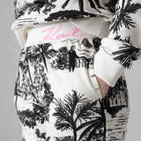 Karl Lagerfeld - Z31125-N70 – Pantalones cortos estampados de felpa 100% algodón - Niña