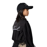 Karl Lagerfeld - Z31131-09B – Cazadora negra con mangas plisadas y forro y cierre de cremallera - Niña