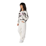 Karl Lagerfeld - Z31135-N70 – Sudadera estampada de forro polar 100% algodón - Niña