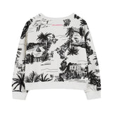 Karl Lagerfeld - Z31135-N70 – Sudadera estampada de forro polar 100% algodón - Niña