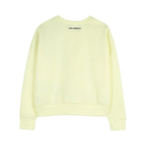 Karl Lagerfeld - Z31136-556 – Sudadera amarilla en jersey doble con dibujo estampado - Niña