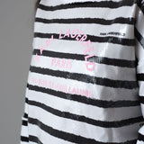 Karl Lagerfeld - Z31137-N50 – Sudadera de rayas con lentejuelas transparentes - Niña