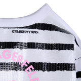 Karl Lagerfeld - Z31137-N50 – Sudadera de rayas con lentejuelas transparentes - Niña