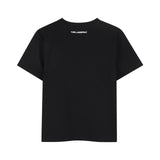 Karl Lagerfeld - Z31153-09B – Camiseta negra de manga corta con dibujo reversible con lentejuelas - Niña