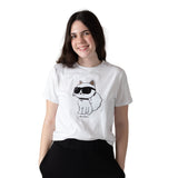 Camiseta blanca Karl Lagerfeld niña Konestilochic