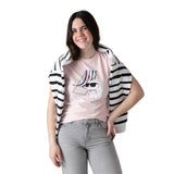 Camiseta rosa para niña KARL LAGERFELD KIDS – Diseño icónico Konestilochic