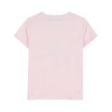 Karl Lagerfeld - Z31157-46F – Camiseta rosa de manga corta con ilustración delantera - Niña