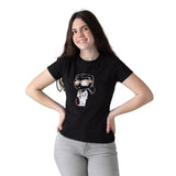 Camiseta negra Karl Lagerfeld Kids niña Konestilochic