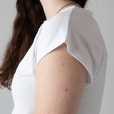 Karl Lagerfeld - Z31164-10P – Camiseta blanca sin mangas de algodón orgánico - Niña