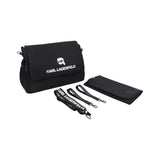 Karl Lagerfeld - Z31193-09B – Bolsa negra para pañales con cierre con cremallera (29 x 37 x 15 cm.)