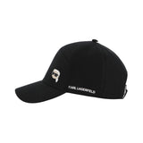 Karl Lagerfeld - Z31217-09B – Gorra negra 100% algodón con cierre ajustable - Niño