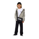 Karl Lagerfeld - Z31217-09B – Gorra negra 100% algodón con cierre ajustable - Niño