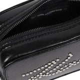 Karl Lagerfeld - Z31232-09B – Bolso negro con bandolera ajustable y de quita y pon (17 x 11 x 6 cm.)