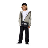 Karl Lagerfeld - Z31257-09B – Bandolera negra con correa ajustable y cierre de cremallera (11,5 x 20,5 x 4 cm.)